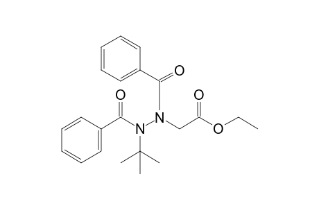2-[benzoyl-[benzoyl(tert-butyl)amino]amino]acetic acid ethyl ester