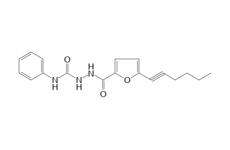 Semicarbazide, 4-[5-(1-hexynyl)-2-furoyl]-1-phenyl-