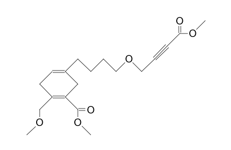 2-Methoxycarbonyl-1-methoxymethyl-4-(4-[3-methoxycarbonyl-2-propynyloxy]-butyl)-1,4-cyclohexadiene