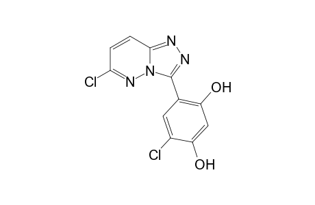 6-chloro-3-(5-chloro-2,4-dihydroxyphenyl)-1,2,4-triazolo[4,3-b]pyridazine