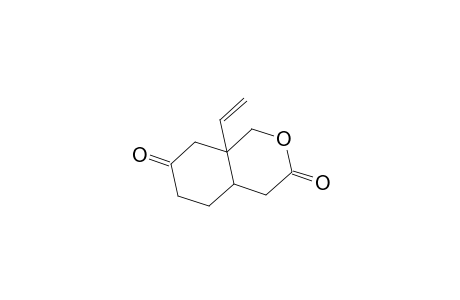 8a-ethenyl-1,4,4a,5,6,8-hexahydro-2-benzopyran-3,7-dione