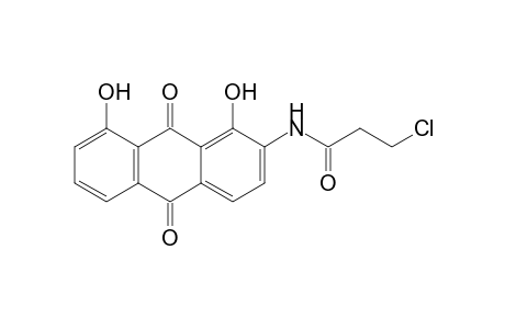 2-(3-Chloropropionamido)-1,8-dihydroxy-9,10-anthracenedione
