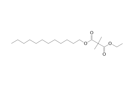 Dimethylmalonic acid, dodecyl ethyl ester