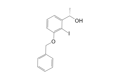 (1S)-1-(2-iodanyl-3-phenylmethoxy-phenyl)ethanol