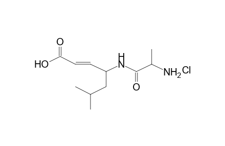2-(E)-Heptensaeure, (4S)-4-[((S)-alanyl)amino]-6-methyl-, hydrochlorid