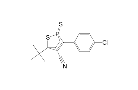7-Thia-1-phosphabicyclo[2.2.1]hept-5-ene-3-carbonitrile, 6-(4-chlorophenyl)-4-(1,1-dimethylethyl)-, 1-sulfide, endo-
