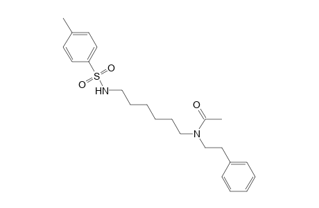 Acetamide, N-[6-[[(4-methylphenyl)sulfonyl]amino]hexyl]-N-(2-phenylethyl)-
