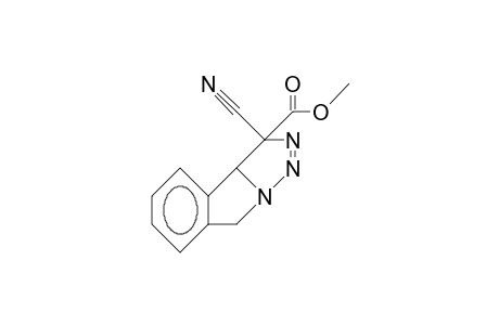 1-Cyano-1-methoxycarbonyl-isoindolino(2,1-C)D/2/-triazoline
