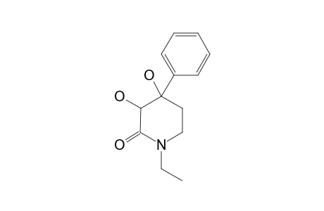 3,4-DIHYDROXY-1-ETHYL-4-PHENYL-2-OXOPIPERIDINE
