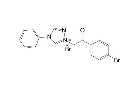 1-(4'-Bromophenacyl)-4-phenyl-1,2,4-triazol-1-ium bromide
