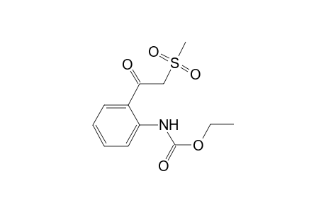 Ethyl N-[2-(2'-<Methylsulfonyl>acetyl)phenyl]-carbamate