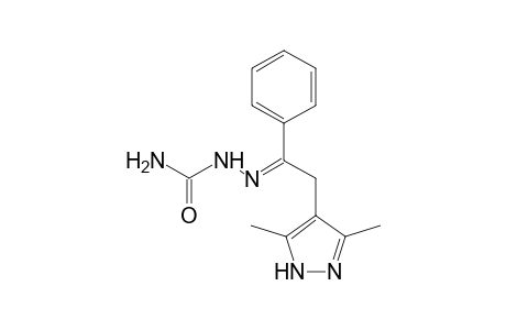 2-(3,5-dimethylpyrazol-4-yl)acetophenone, semicarbazone