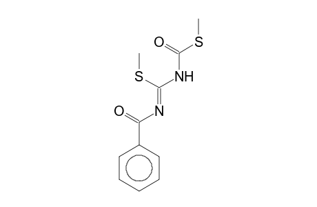 ([((Z)-(Methylsulfanyl)([(methylsulfanyl)carbonyl]amino)methylidene)amino]carbonyl)benzene