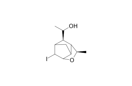 2.beta.-Ethanolyl-4.beta.-methyl-9-anti-iodo-5-oxatricyclo[4.2.1.0(3,7)]nonane