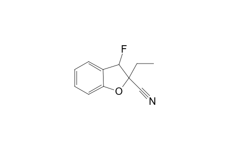 2-Ethyl-3-fluoro-2,3-dihydro-1-benzo[b]furan-2-carbonitrile