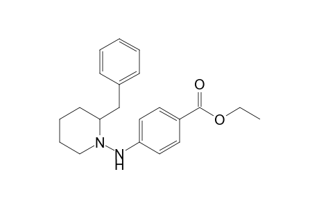 Ethyl 4-[(2-benzylpiperidin-1-yl)amino]benzoate