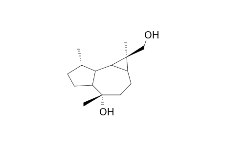 14-ENDOHYDROXYGLOBULOL ; (1S,2S,3R,4R,7R,8R,11R)-3-HYDROXYMETHYL-3,7,11-TRIMETHYLTRICYCLO(6.3.0.02,4)UNDECAN-7-OL