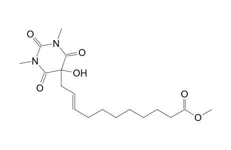 Methyl 11-(5-Hydroxy-1,3-dimethyl-2,4,6-trioxohexahydropyrimidin-5-yl)undec-9-enoate