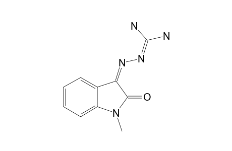 (E)-2-(1,2-DIHYDRO-1-METHYL-2-OXO-3H-INDOL-3-YLIDENE)-HYDRAZINE-CARBOXIMID-AMIDE