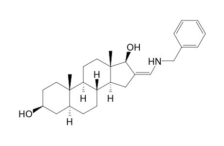 (Z)-16-[(Benzylamino)methylene]-5.alpha.-androstane-3.beta.,17.beta.-diol