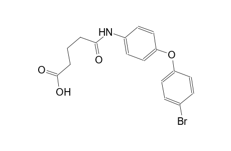 pentanoic acid, 5-[[4-(4-bromophenoxy)phenyl]amino]-5-oxo-