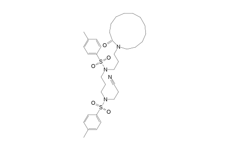 Benzenesulfonamide, N-(2-cyanoethyl)-4-methyl-N-[3-[[(4-methylphenyl)sulfonyl][3-(2-oxoazacyclotridec-1-yl)propyl]amino]propyl]-