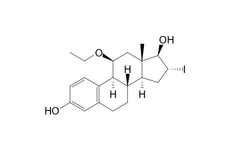 16.alpha.-Iodo-11.beta.-ethoxyestra-1,3,5(10)-triene-3,17.beta.-diol