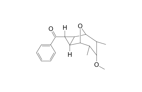 endo-7-Benzoyl-2,4-dimethyl-3-methoxy-10-oxatricyclo[3.3.1.0(6,8)]decane-7-carboxylate