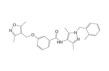 benzamide, 3-[(3,5-dimethyl-4-isoxazolyl)methoxy]-N-[3,5-dimethyl-1-[(2-methylphenyl)methyl]-1H-pyrazol-4-yl]-