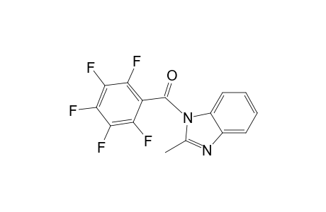 (2-methyl-1-benzimidazolyl)-(2,3,4,5,6-pentafluorophenyl)methanone