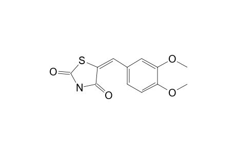 (E)-5-(3,4-Dimethoxybenzylidene)thiazolidine-2,4-dione