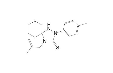 2-(p-Methylphenyl)-5-pentamethylene-4-(2-methylenepropyl)-1,2,4-triazolidin-3-thione
