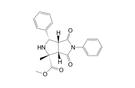 Pyrrolo[3,4-c]pyrrole-1-carboxylic acid, octahydro-1-methyl-4,6-dioxo-3,5-diphenyl-, methyl ester, (1.alpha.,3.alpha.,3a.beta.,6a.beta.)-
