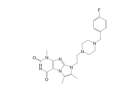 1H-imidazo[2,1-f]purine-2,4(3H,8H)-dione, 8-[2-[4-[(4-fluorophenyl)methyl]-1-piperazinyl]ethyl]-1,6,7-trimethyl-