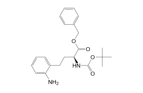 (2S)-4-(2-aminophenyl)-2-(tert-butoxycarbonylamino)butyric acid benzyl ester