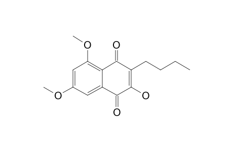 3-BUTYL-2-HYDROXY-5,7-DIMETHOXY-1,4-NAPHTHOQUINONE
