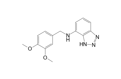 1H-1,2,3-Benzotriazol-7-amine, N-[(3,4-dimethoxyphenyl)methyl]-