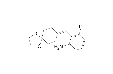 3-Chloro-2-(1,4-dioxaspiro[4.5]dec-8-ylidenemethyl)phenylamine