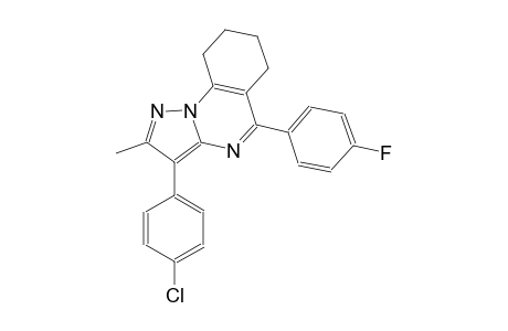 pyrazolo[1,5-a]quinazoline, 3-(4-chlorophenyl)-5-(4-fluorophenyl)-6,7,8,9-tetrahydro-2-methyl-