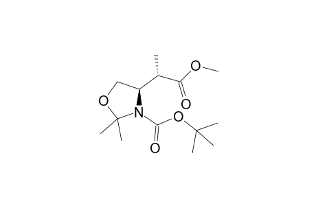 (4R)-3-(tert-Butoxycarbonyl)-2,2-dimethyl-4-[(2S)-1-(methoxycarbonyl)ethyl]-1,3-oxazolidine