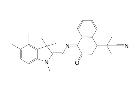 N,3,3,4,5-Pentamethyl-2-[N'-[2-oxo-4-(2-cyanoisopropyl)tetrahydronaphthylidene]aminomethlene]indoline