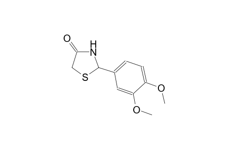 2-(3,4-dimethoxyphenyl)-1,3-thiazolidin-4-one