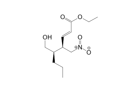 (4R,5R,E)-ethyl 5-(hydroxymethyl)-4-(nitromethyl) oct-2-enoate