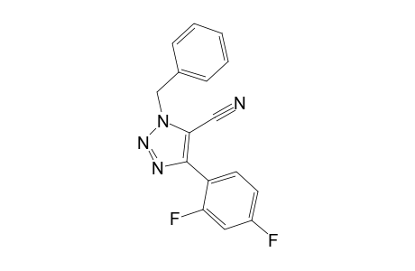 3-Benzyl-5-(2',4'-difluorophenyl)-3H-(1,2,3)-triazole-4-carbonitrile