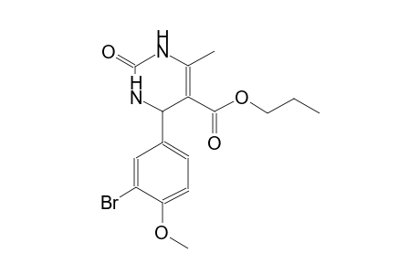 5-pyrimidinecarboxylic acid, 4-(3-bromo-4-methoxyphenyl)-1,2,3,4-tetrahydro-6-methyl-2-oxo-, propyl ester