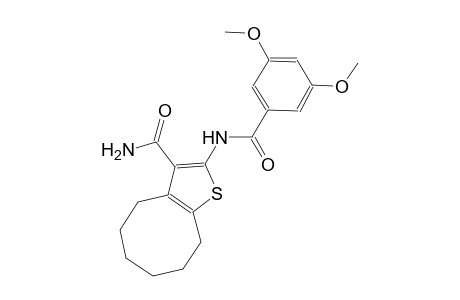 2-[(3,5-dimethoxybenzoyl)amino]-4,5,6,7,8,9-hexahydrocycloocta[b]thiophene-3-carboxamide