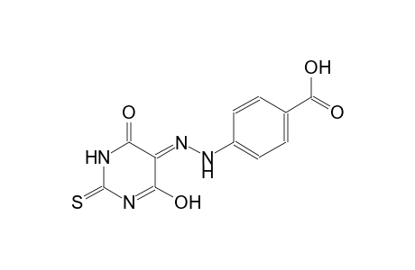4-[(2E)-2-(4-hydroxy-6-oxo-2-thioxo-1,6-dihydro-5(2H)-pyrimidinylidene)hydrazino]benzoic acid