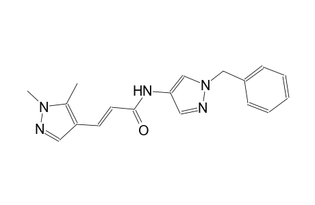 (2E)-N-(1-benzyl-1H-pyrazol-4-yl)-3-(1,5-dimethyl-1H-pyrazol-4-yl)-2-propenamide