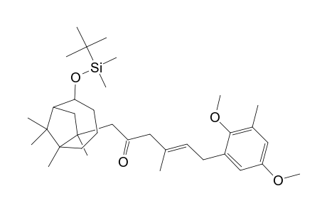 2-(tert-Butyldimethylsiloxy)-7-[4-methyl-6-[(2,5-dimethoxy-3-methyl)phenyl]-2-oxohex-4-en-1-yl]-6,7,9,9-tetramethylbicyclo[4.2.1]nonane