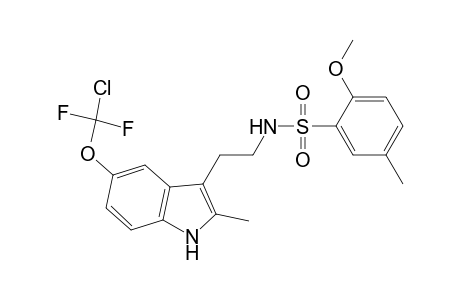 N-(2-{5-[chloro(difluoro)methoxy]-2-methyl-1H-indol-3-yl}ethyl)-2-methoxy-5-methylbenzenesulfonamide